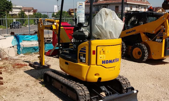 Mini escavatore komatsu (nuovo) pc16r-3 hs