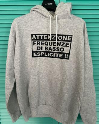 Felpa Zip Rave Techno Frequenze di basso Esplicite