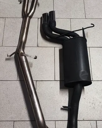 Scarico acciaio Alfa Romeo GTV6 2500 Ansa