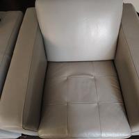 due poltrone Natuzzi pelle 