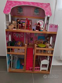 casa delle bambole in legno 