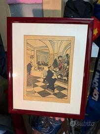 Illustrazione Vintage Roubille - Ristorante