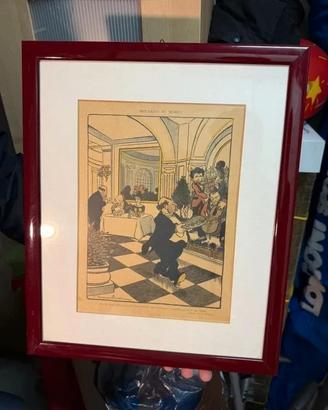 Illustrazione Vintage Roubille - Ristorante
