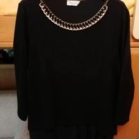 casacca nera elegante dambre 