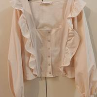 Camicia Mango taglia M cipria/ beigie