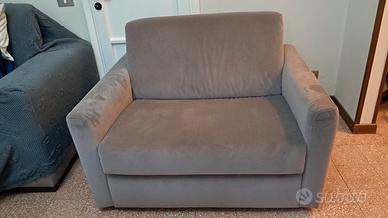 Poltrona letto Divani e Divani color tortora