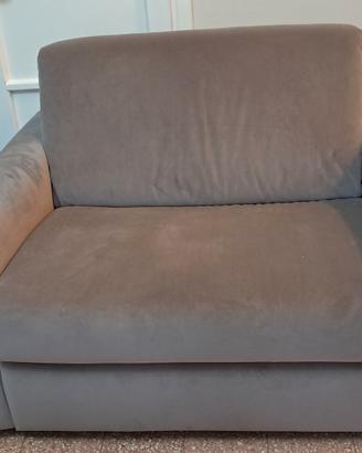 Poltrona letto Divani e Divani color tortora