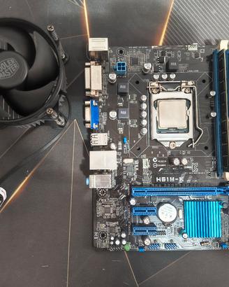 Combo scheda madre + CPU + RAM + dissipatore
