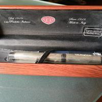 Stilografica Aurora argento  nuova sponsorizzata