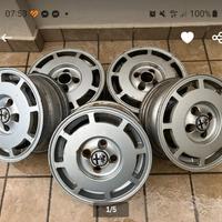 5 CERCHI ALFAROMEO 13 + 4 CERCHI PORSCHE ATS 15