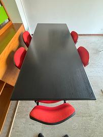 Set di arredo ufficio - Tavolo riunioni,sedie,mob.