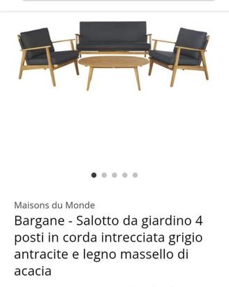 Salotto da giardino