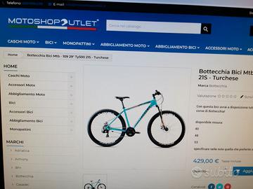 Bottecchia Bici Mtb - 109 29" Ty500 21S - Turchese