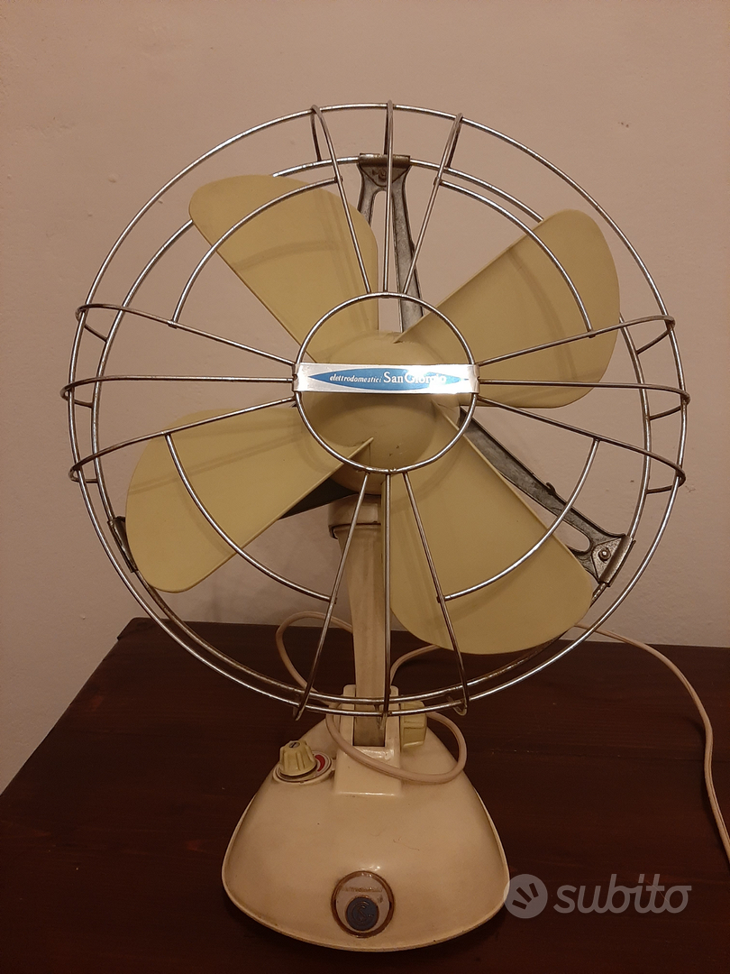 Ventilateur Vintage San Giorgio Des Années 50 - Occasion En Excellent état (OTTIME CONDIZIONI)