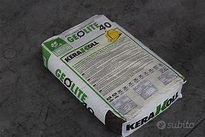 Kerakoll geolite 40 - 3 sacchi nuovi