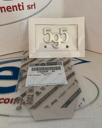 735636500 SIGLA MODELLO LATERALE FIAT 500 ABARTH 5