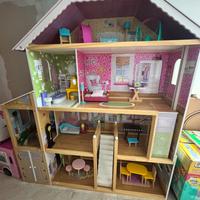 gioco casa bambole legno