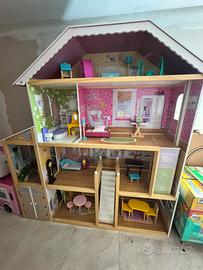 gioco casa bambole legno