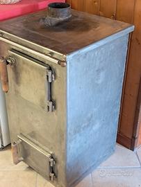 stufa termo idraulica usata  in acciaio inox