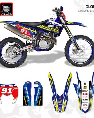 Kit GRAFICHE SHERCO dal 125 al 500 2 e 4 tempi