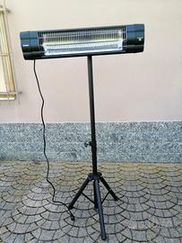 Stufa radiante a infrarossi