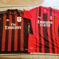 Lotto 2 maglie Milan: stagione 2014/15 e 2021/2022