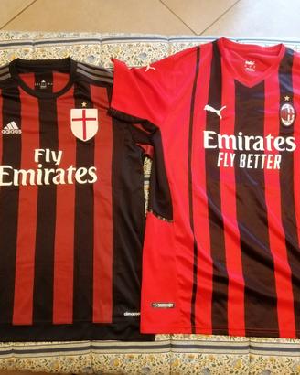 Lotto 2 maglie Milan: stagione 2014/15 e 2021/2022