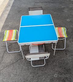 Set Picnic Vintage Gimi Valigetta Lido