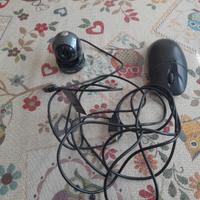 Webcam Trust PC e Mouse con cavo USB