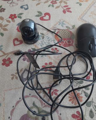 Webcam Trust PC e Mouse con cavo USB