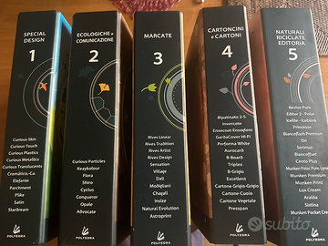 Cataloghi carte Polyedra per grafici e designer