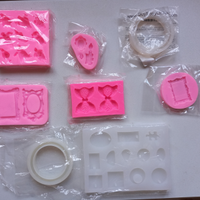 Lotto stampi per creazioni in resina