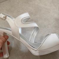 Scarpe sandali da sposa  n. 37