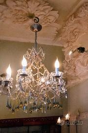 lampadario chandelier vetro di Murano cristalli