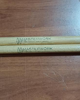 Bacchette batteria Masterwork 5A con qualche segno