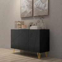 NUOVO credenza madia mobile bianco salotto nero