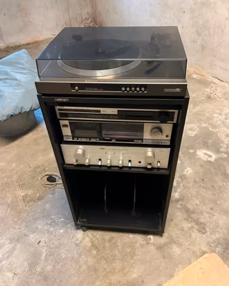 impianto stereo vintage