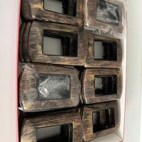 32 Placchette elettriche metallo stile industrial