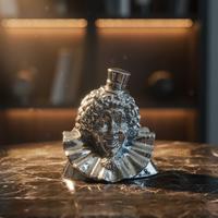 Statuetta pagliaccio in metallo 