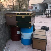 Tre bauli vintage da resturare