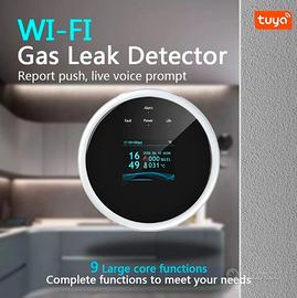 Rilevatore di Gas Fumi Tuya Wifi