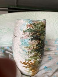 Vaso ceramica G.Barile albisola anni 50