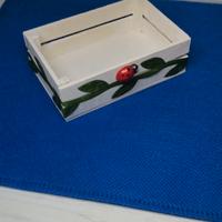 Cassettina legno decorata 