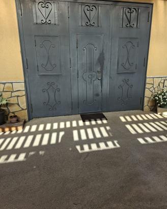 Portone in ferro garage