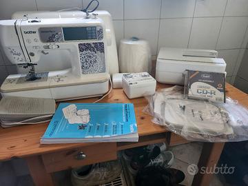 macchina da cucire e ricamatrice