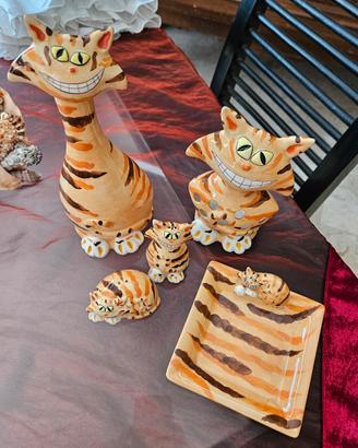 set da cucina vintage gatto