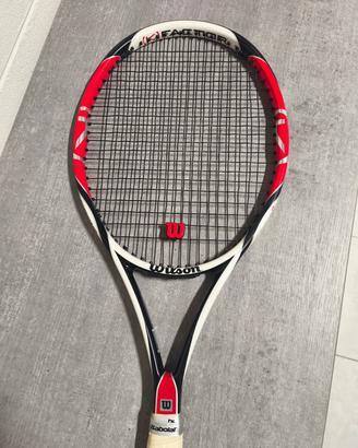 racchetta Wilson six.one team con borsone babolat