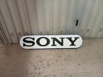 Insegna luminosa Sony