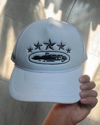 Cappellino bianco Corteiz