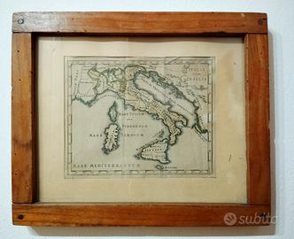 Mappa Antica Italia "Italia Cum Insulis"